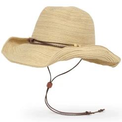 Cheap Chapeau de Cowboy Sunset naturel Femme Chapeaux Été|Chapeaux Femme