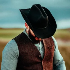 Clearance Chapeau de Cowboy Western noir JAXON & JAMES Femme/Homme Chapeaux De Cowboy|Chapeaux De Cowboy