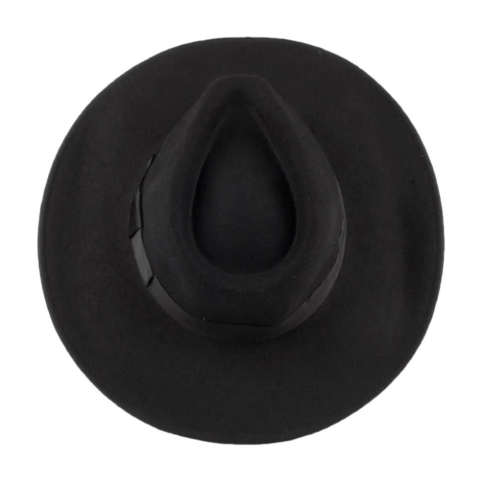 Best Chapeau Fedora à Bord Large The Author noir JAXON & JAMES Femme/Homme Chapeaux Trilby|Chapeaux Fedora