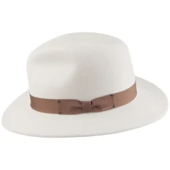 Store Chapeau Fedora Déformable Hydrofuge Curtis en Laine Feutrée crème Femme/Homme Chapeaux Trilby|Chapeaux Hiver