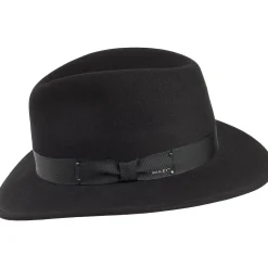 Hot Chapeau Fedora Déformable Hydrofuge Curtis en Laine Feutrée noir Femme/Homme Chapeaux Trilby|Chapeaux Hiver