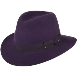 Online Chapeau Fedora Déformable Hydrofuge Curtis en Laine Feutrée violet Femme/Homme Chapeaux Trilby|Chapeaux Hiver