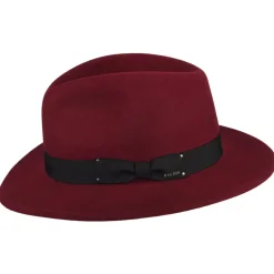 Hot Chapeau Fedora Déformable Hydrofuge Curtis en Laine Feutrée vin Femme/Homme Chapeaux Trilby|Chapeaux Hiver