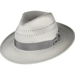 Hot Chapeau Fedora Eli gris Femme/Homme Chapeaux Trilby|Chapeaux Fedora
