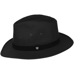 Fashion Chapeau Fedora en Coton Hydrofuge Messer X Adventure noir Femme/Homme Chapeaux Trilby|Chapeaux Fedora
