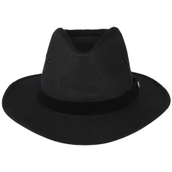 Fashion Chapeau Fedora en Coton Hydrofuge Messer X Adventure noir Femme/Homme Chapeaux Trilby|Chapeaux Fedora