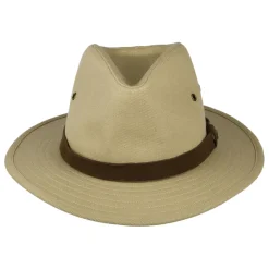 Discount Chapeau Fedora en Coton Hydrofuge Messer X Adventure crème Femme/Homme Chapeaux Trilby|Chapeaux Fedora