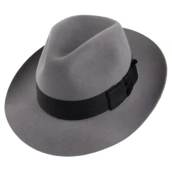 Discount Chapeau Fedora en Fourrure Feutrée Knightsbridge gris clair Femme/Homme Chapeaux Trilby|Chapeaux Fedora