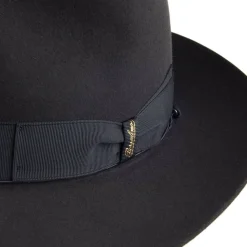Best Chapeau Fedora en Fourrure Feutrée Avalon anthracite Femme Chapeaux Trilby|Chapeaux Fedora