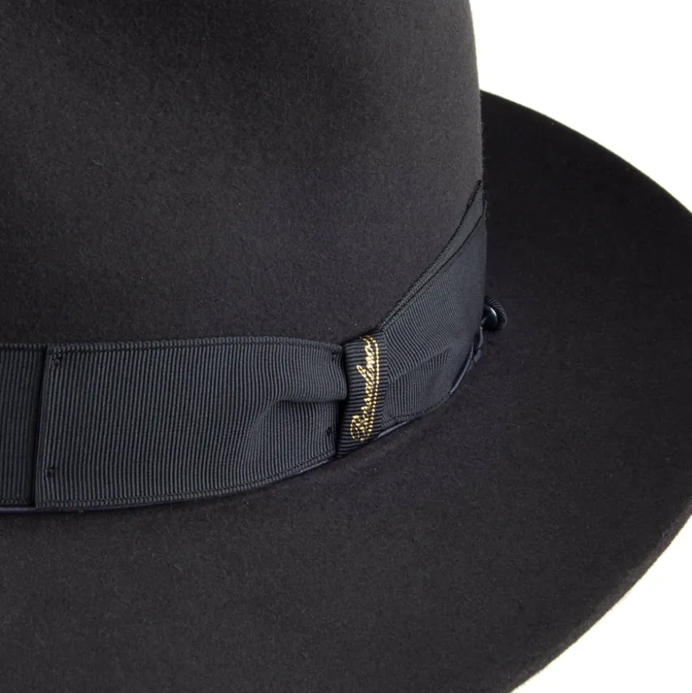 Best Chapeau Fedora en Fourrure Feutrée Avalon anthracite Femme Chapeaux Trilby|Chapeaux Fedora