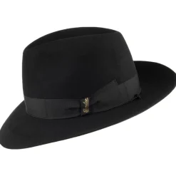 Cheap Chapeau Fedora en Fourrure Feutrée Avalon noir Femme Chapeaux Trilby|Chapeaux Fedora