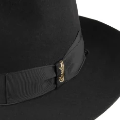 Cheap Chapeau Fedora en Fourrure Feutrée Avalon noir Femme Chapeaux Trilby|Chapeaux Fedora