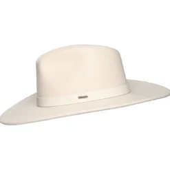Flash Sale Chapeau Fedora en Laine Feutrée Harper crème Femme Chapeaux Trilby|Chapeaux Fedora