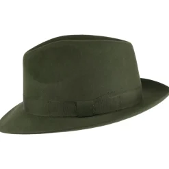 Sale Chapeau Fedora en Laine Feutrée Goodwood sauge Femme/Homme Chapeaux Trilby|Chapeaux Fedora