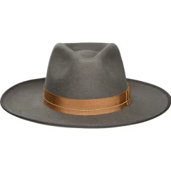 Fashion Chapeau Fedora en Laine Feutrée Reno gris foncé Femme/Homme Chapeaux Trilby|Chapeaux Fedora