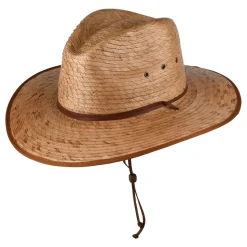 Best Chapeau Fedora en Paille Islander caramel Femme/Homme Chapeaux Trilby|Chapeaux Fedora