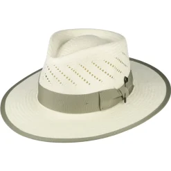 Clearance Chapeau Fedora en Paille Bandera Reserve naturel Femme/Homme Chapeaux Trilby|Chapeaux Fedora