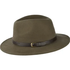 Online Chapeau Fedora Hydrofuge Adventurer olive Femme/Homme Chapeaux Trilby|Chapeaux Fedora