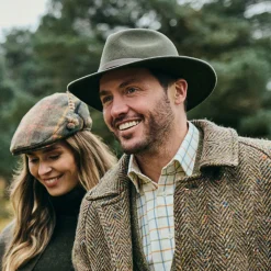 Best Chapeau Fedora Hydrofuge Adventurer vert herbe Femme/Homme Chapeaux Trilby|Chapeaux Fedora