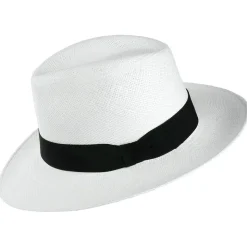 Store Chapeau Fedora Panama à Bord Rabattable décoloré Femme/Homme Chapeaux Trilby|Chapeaux Fedora