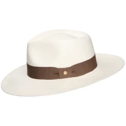 Clearance Chapeau Fedora Panama Chatsworth décoloré-taupe Femme Chapeaux Trilby|Chapeaux Fedora