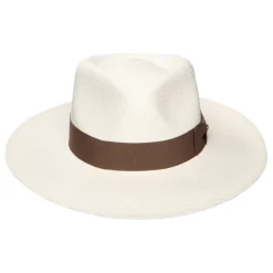 Clearance Chapeau Fedora Panama Chatsworth décoloré-taupe Femme Chapeaux Trilby|Chapeaux Fedora