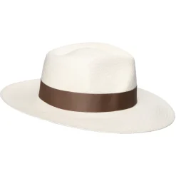 Clearance Chapeau Fedora Panama Chatsworth décoloré-taupe Femme Chapeaux Trilby|Chapeaux Fedora