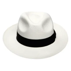 Cheap Chapeau Fedora Panama Grade 8 décoloré Femme/Homme Chapeaux Trilby|Chapeaux Fedora