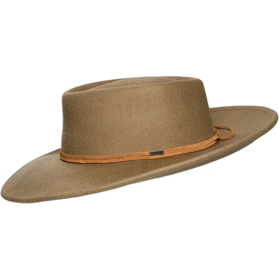 Clearance Chapeau Fedora Rancher en Laine Feutrée Convertabrim Brenton marron clair Femme/Homme Chapeaux Trilby|Chapeaux Fedora