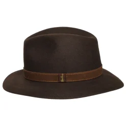 Best Sale Chapeau Fedora Safari Déformable en Fourrure Feutrée marron Femme/Homme Chapeaux Trilby|Chapeaux Fedora