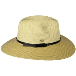 Hot Chapeau Fedora Safari en Papier Tressé Sapo naturel-noir Femme Chapeaux Trilby|Chapeaux Fedora