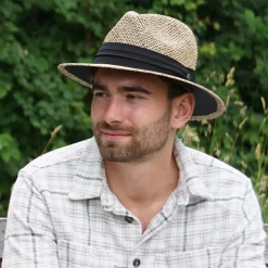 Fashion Chapeau Fedora Safari en Jonc de Mer naturel JAXON & JAMES Femme/Homme Chapeaux Trilby|Chapeaux Fedora
