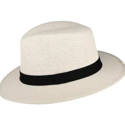 Store Chapeau Fedora Safari en Paille Toyo naturel Femme/Homme Chapeaux Trilby|Chapeaux Fedora