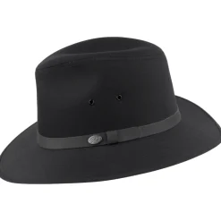 New Chapeau Fedora Safari Hydrofuge Dalton noir Femme/Homme Chapeaux Trilby|Chapeaux Fedora