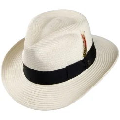 Sale Chapeau Fedora Été en Paille Summer C- Crown ivoire JAXON & JAMES Femme Chapeaux Trilby|Chapeaux Fedora