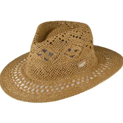 Outlet Chapeau Fedora Été Ventilé Aratua marron clair Femme Chapeaux Trilby|Chapeaux Fedora