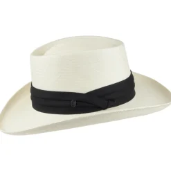 Discount Chapeau Gambler en Paille Toyo Ivory naturel JAXON & JAMES Homme Chapeaux Été|Chapeaux De Paille
