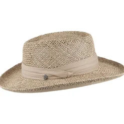 Cheap Chapeau Gambler Pebble Beach naturel JAXON & JAMES Femme/Homme Chapeaux Été|Chapeaux De Paille