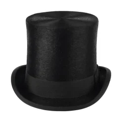 Cheap Chapeau Haut de Forme à Calotte Haute en Fourrure Feutrée noir Homme Hauts De Forme|Chapeaux Homme