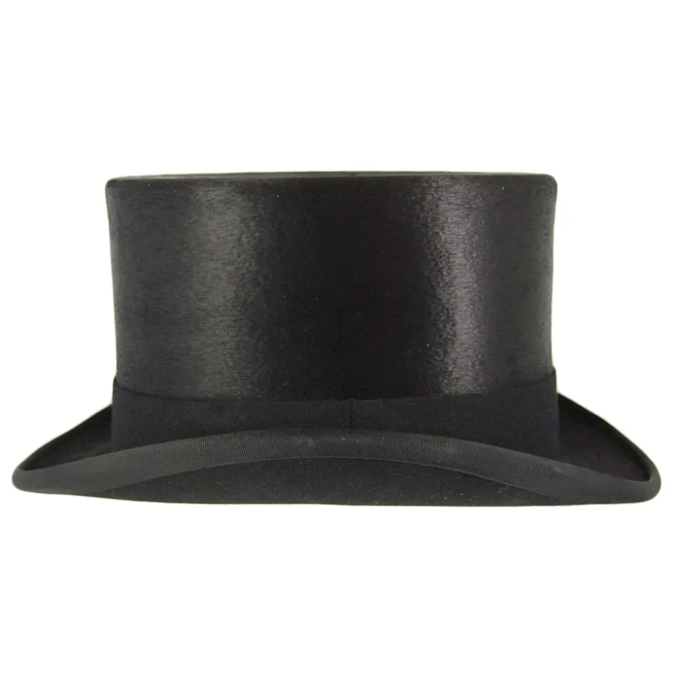 Best Sale Chapeau Haut de Forme en Fourrure Feutrée Melusine noir Homme Hauts De Forme|Chapeaux Homme