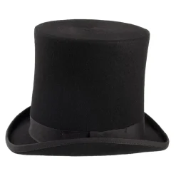 Hot Chapeau Haut de Forme Stove Pipe noir Homme Hauts De Forme|Chapeaux Homme