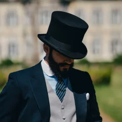Store Chapeau Haut de Forme Victorien noir JAXON & JAMES Homme Grandes Tailles|Hauts De Forme