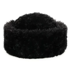 Best Chapeau Hiver en Fausse Fourrure Sherpa noir Femme Fausse Fourrure|Chapeaux Hiver