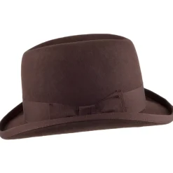 Flash Sale Chapeau Homburg Churchill marron foncé Homme Grandes Tailles|Chapeaux Homme
