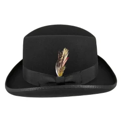 Hot Chapeau Homburg en Laine noir JAXON & JAMES Homme Chapeaux Hiver
