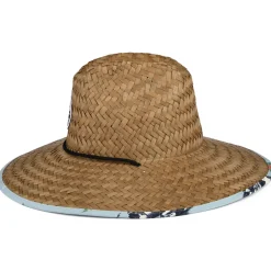 Cheap Chapeau Lifeguard en Paille Crest cuivre Femme Chapeaux Été|Chapeaux De Paille