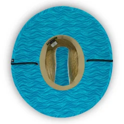 Outlet Chapeau Lifeguard Sun Guardian naturel-bleu Femme Chapeaux Été|Chapeaux De Paille