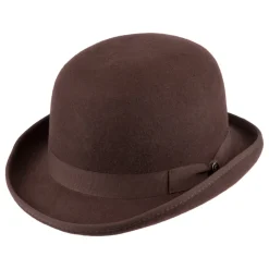 Cheap Chapeau Melon Anglais en Laine Feutrée marron JAXON & JAMES Homme Grandes Tailles|Chapeaux Hiver