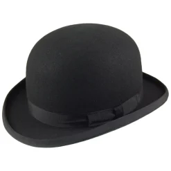 Fashion Chapeau Melon en Laine Feutrée noir Homme Chapeaux Homme