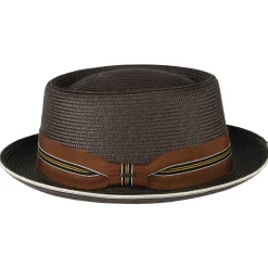 New Chapeau Pork Pie Carver café Homme Chapeaux De Paille|Chapeaux Pork Pie